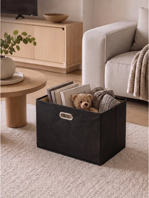 BOXXESS Коробка для хранения вещей ДВП, 45х30х30 см, 45x30x30 см, фото 6