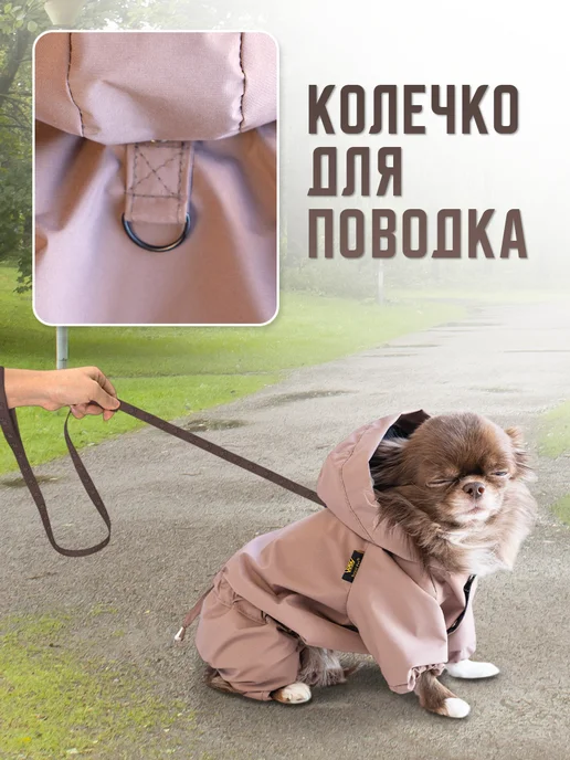 Royal Pet Дождевик для собак мелких пород Какао, коричневый, фото 7