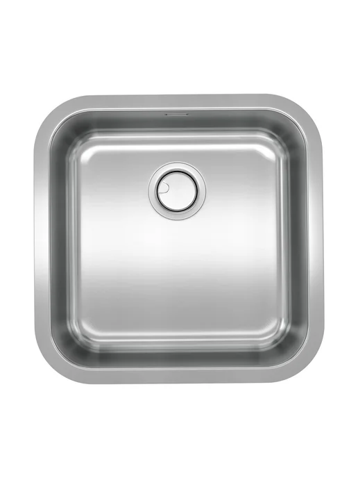 Reflexion Home Стальная мойка раковина кухонная с сифоном RX2444SS, сталь, серый, фото 8