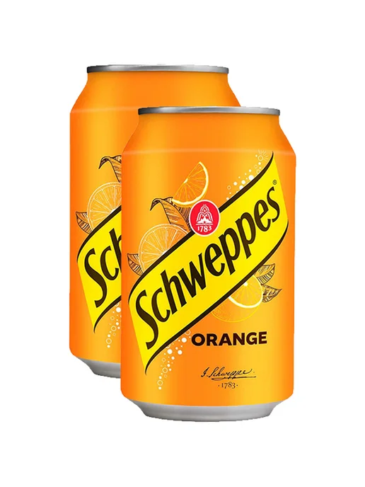 Schweppes Напиток газированный со вкусом апельсина, 2 шт. по 330 мл, 2 шт, 330 мл, фото 2