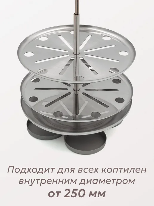 Сделай-дома.ру Поддон для коптильни, диаметр 245 мм, 1 шт, 1 шт, фото 2