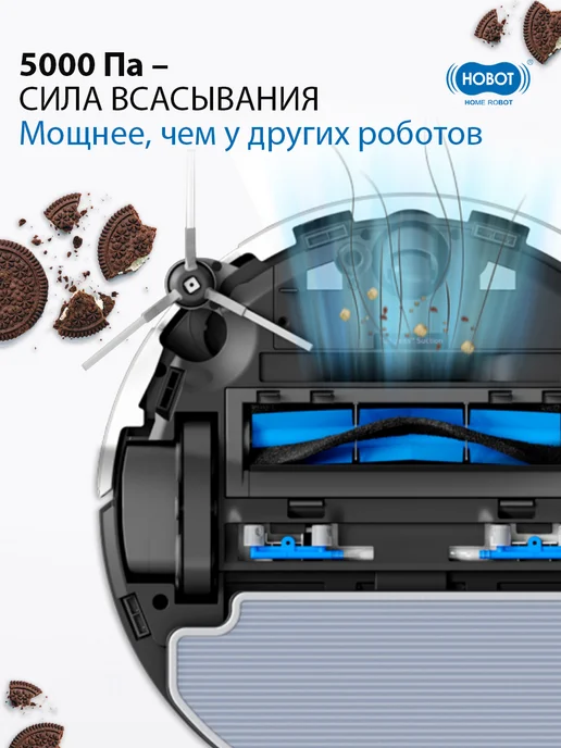 Hobot Робот пылесос моющий LEGEE-Q10 Pro, белый, фото 2