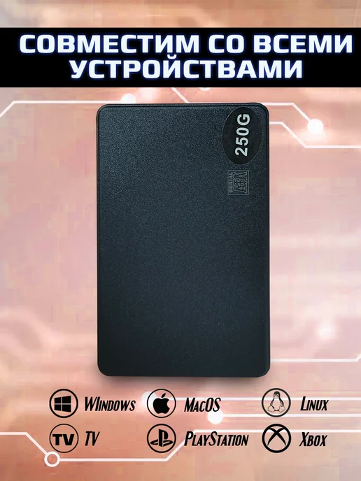 SSD Store Внешний жесткий диск HDD 250 Гб, 250 ГБ, фото 3