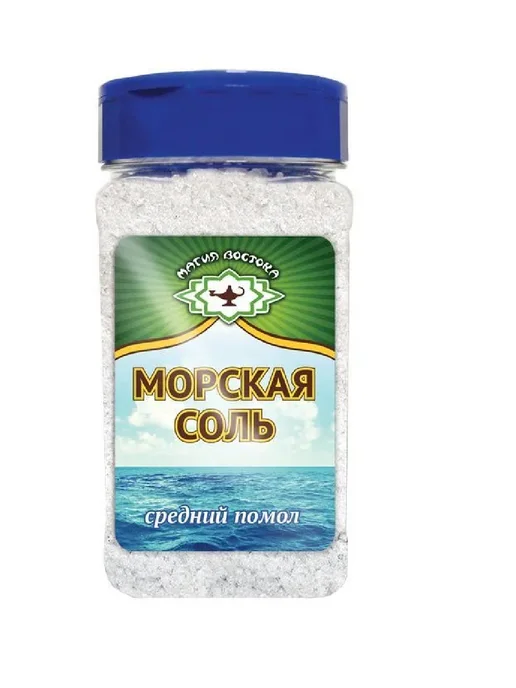 Магия Востока Соль Морская, средний помол, 410 г, 410 г