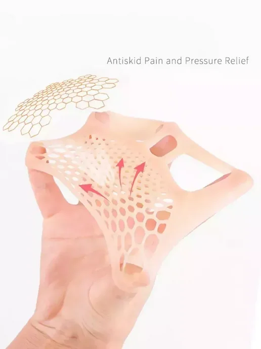 kani-ali Силиконовая полустелька на пальцы ног межпальцевые, 2 шт, фото 4
