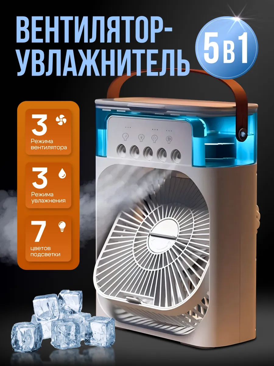 Кондиционер мини настольный комнатный вентилятор