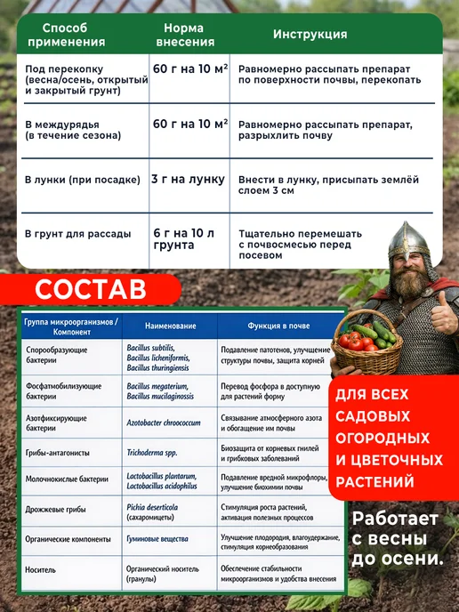 БашИнком 33 богатыря удобрение гранулы, вариант, фото 2