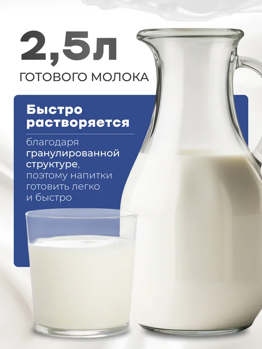 Granello Сухое молоко жирность 20%, гранулированное, 250г, 250 г, фото 3