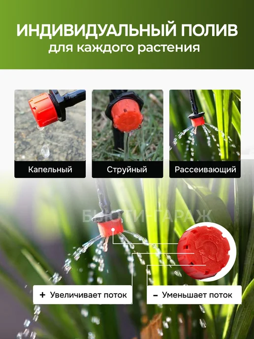 Бьюти Гараж Капельный полив, черный, фото 4