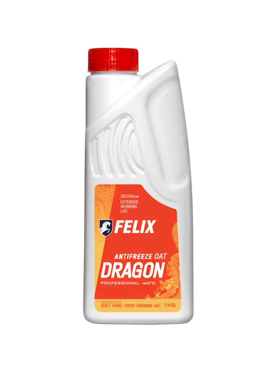 Антифриз Красный FELIX DRAGON Haval, Geely, Chery, Changan, GAC OEM OAT 430206404 1л