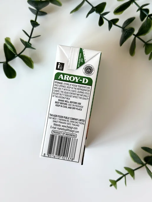Aroy-D Кокосовое молоко Арой-Д, жирность 17-19%, 250 мл х 4 шт, 17-19, 250 мл, фото 7