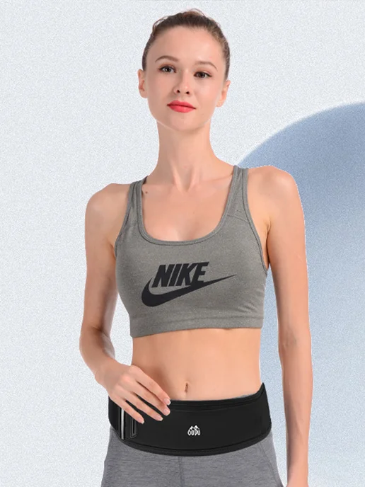 Sport is you Сумка-пояс для бега с бутылкой, черный, фото 7