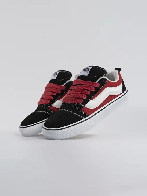 Мир кроссовок Кеды весенние VANS Knu Skool, черный, фото 2