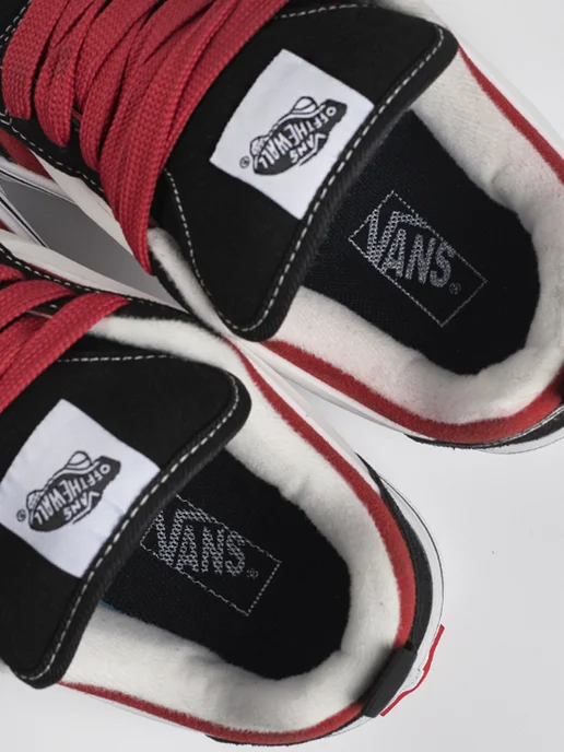 Мир кроссовок Кеды весенние VANS Knu Skool, черный, фото 4
