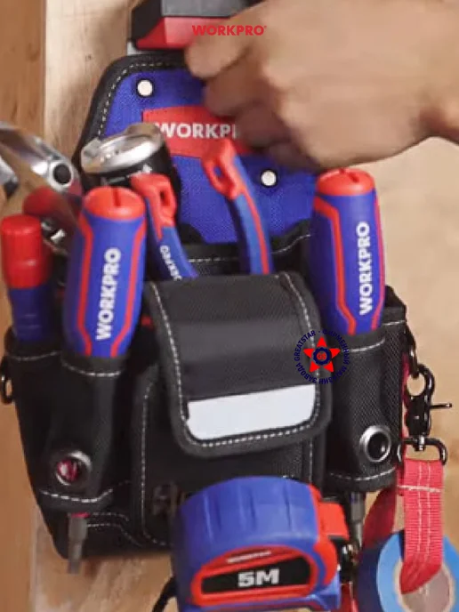 WORKPRO Поясная сумка для инструмента WP281072, вариант, фото 5