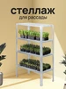 Стеллаж для рассады металлический ПЕТРОШТАМП 368548673 купить за 1 866 ₽ в интернет‑магазине Wildberries