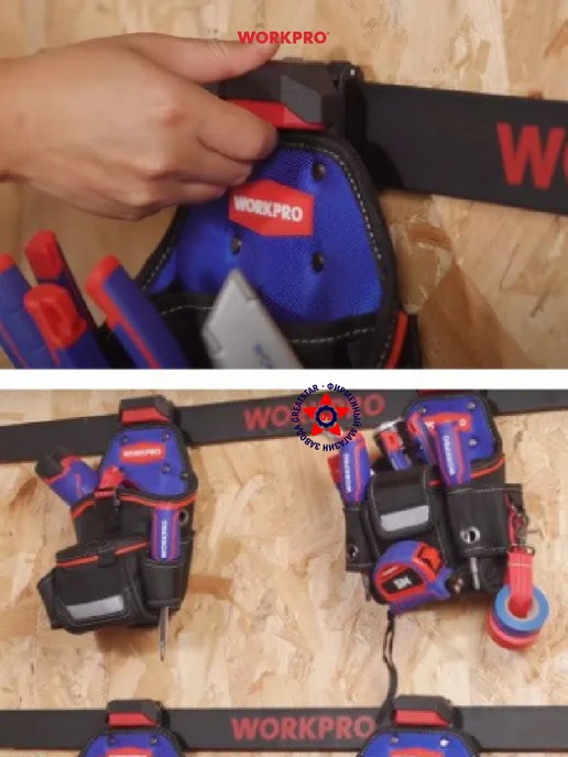 WORKPRO Поясная сумка для инструмента WP281074, вариант, фото 3