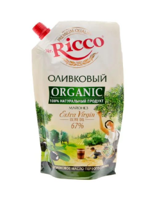 Mr.Ricco Майонез 67% Extra Virgin Оливковый, 400мл, 400 мл, фото 2