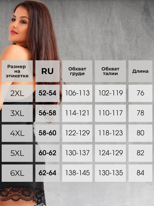 Provoque Пеньюар кружевной ночная сорочка под платье, черный, фото 8