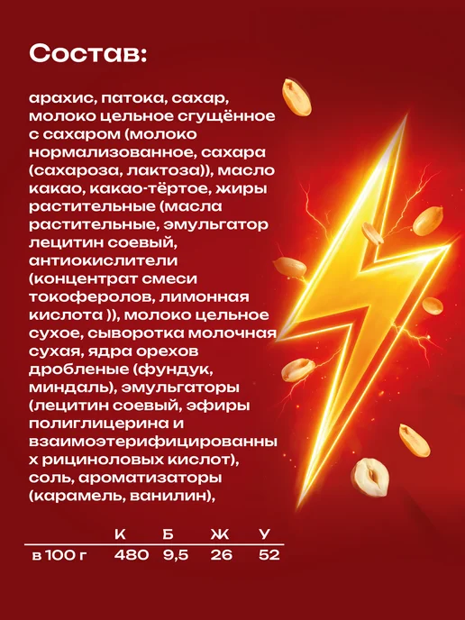 Славянка Степ Конфеты Степ лесной орех с арахисом и фундуком 174 гр, 174 г, фото 3