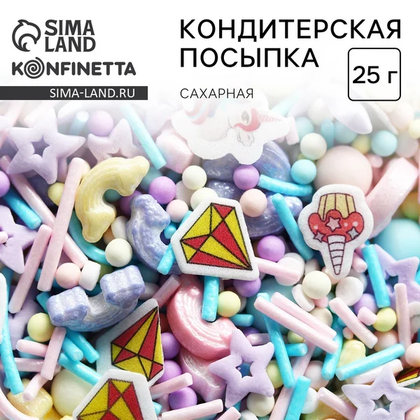 Кондитерская посыпка для куличей, 25 г.