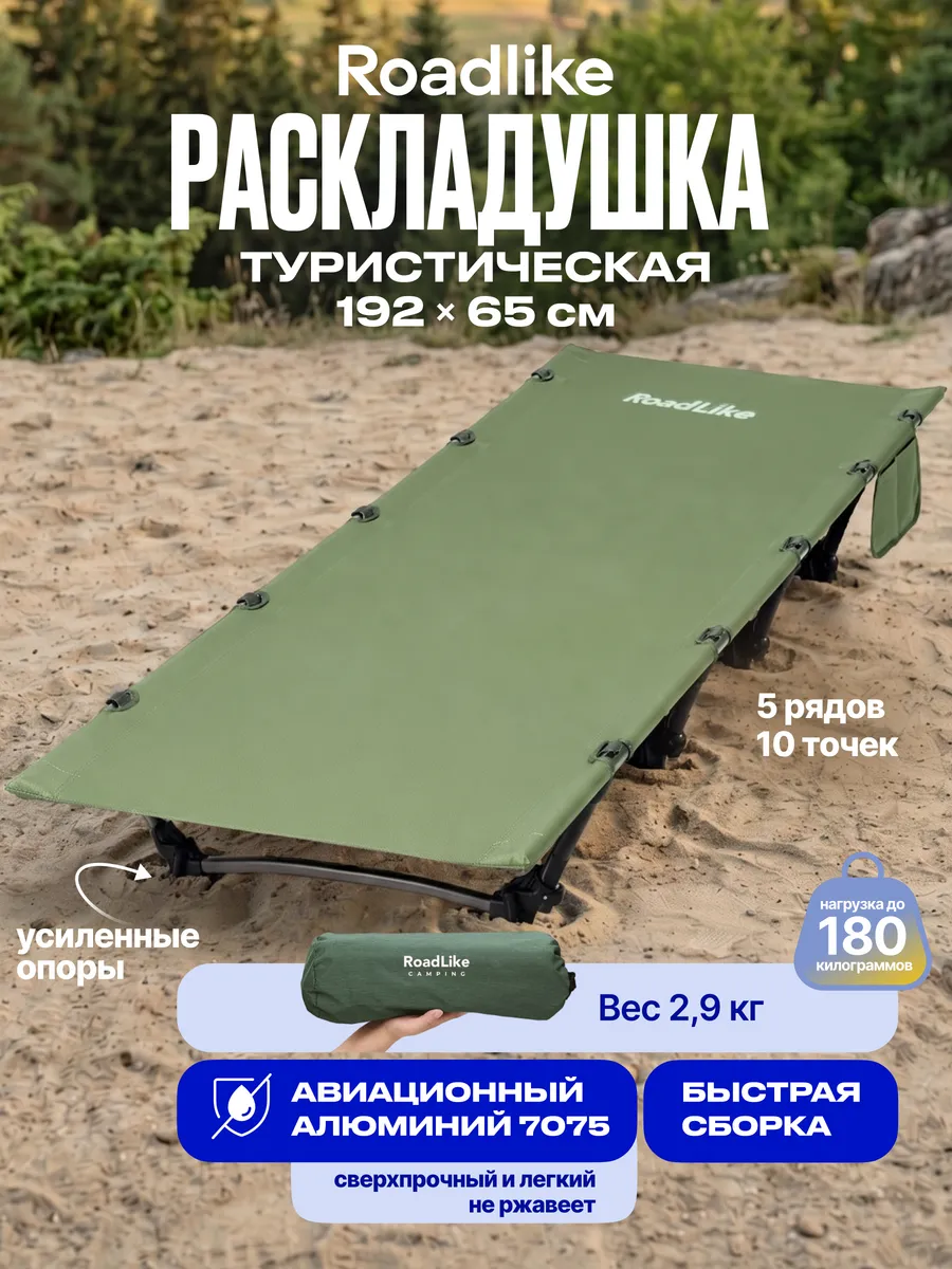 Раскладушка туристическая