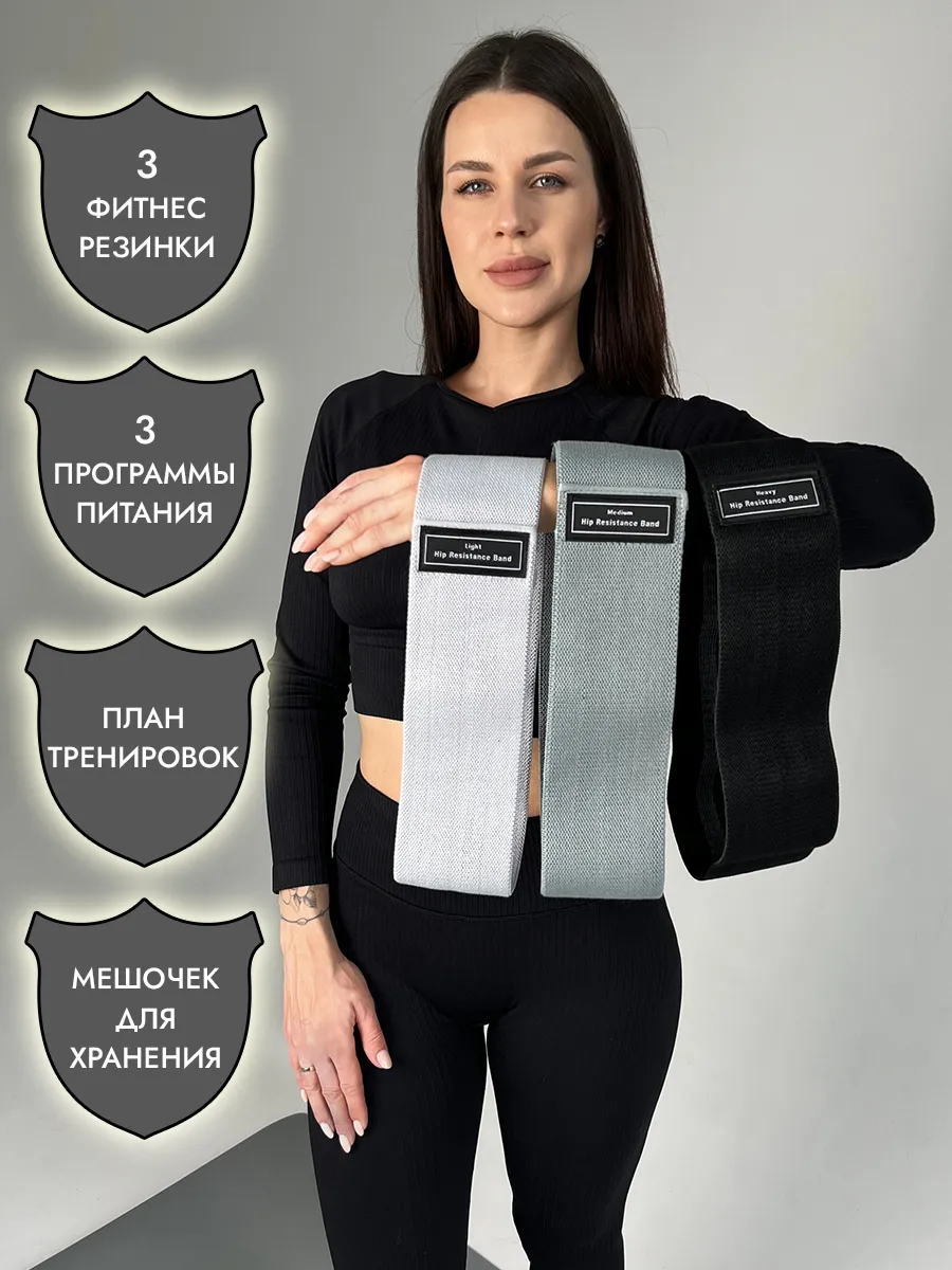 Резинки для фитнеса тканевые