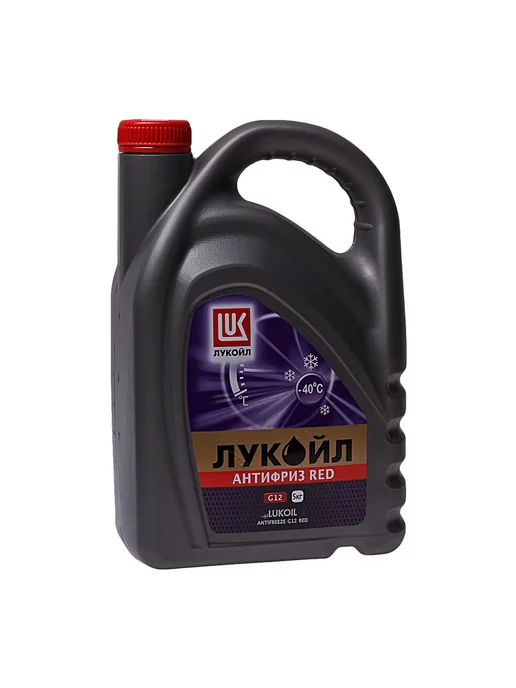 LUKOIL Антифриз Лукойл G12 Red G12 готовый -40C красный 1 кг 227392, 5 кг, красный