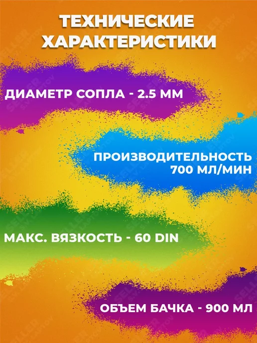 P.I.T. Краскораспылитель аккумуляторный PIT PSG20H-900A без АКБ, вариант, фото 4