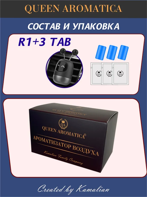 Queen Aromatica Арома набор LOT R1+3 (M-1), Ароматизатор в машину, вариант, фото 7