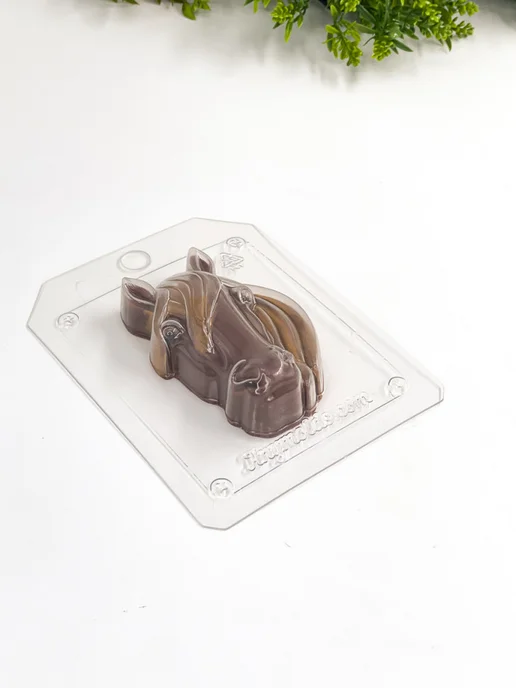 AnyMolds Голова Лошади форма пластиковая для мыла и шоколада, белый, фото 6