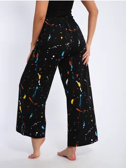 Брюки-кюлоты домашние New Life jersey 369343108 купить за 929 ₽ в интернет‑магазине Wildberries