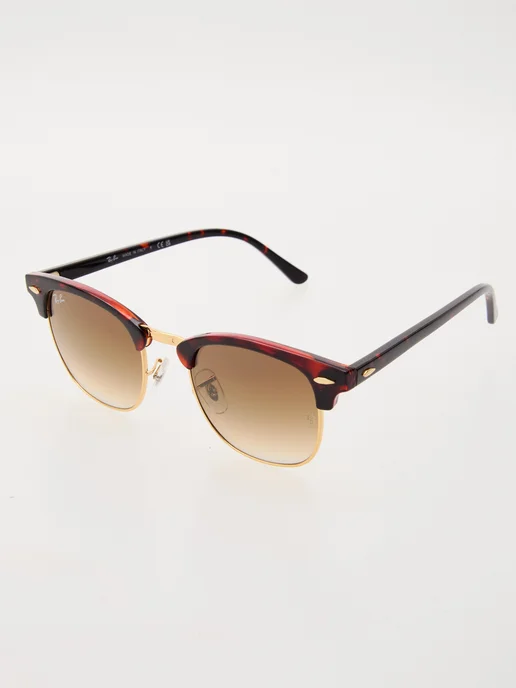 Ray-Ban Солнцезащитные очки Clubmaster, коричневый, фото 3