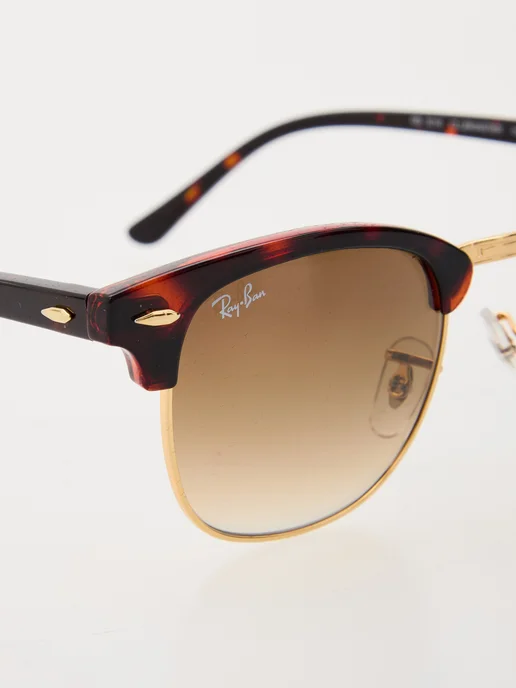 Ray-Ban Солнцезащитные очки Clubmaster, коричневый, фото 6