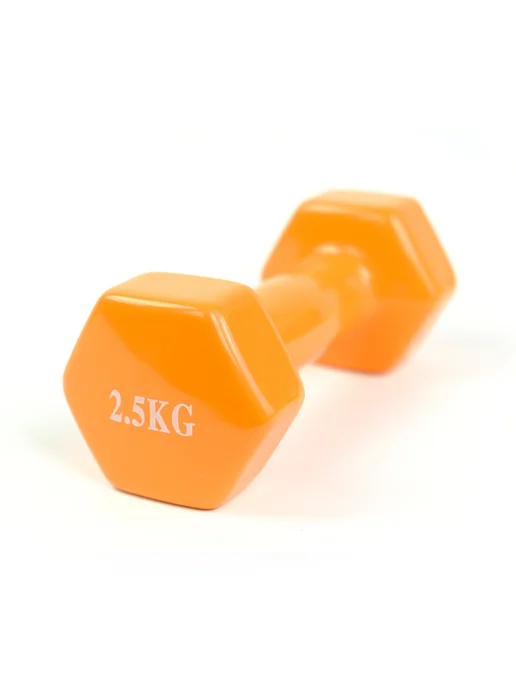 Abica Гантели для спорта и фитнеса с виниловым покрытием 1 кг, 2,5 кг, фото 8