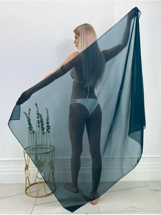 HN SHOP Парео Однотонный, вариант, фото 3
