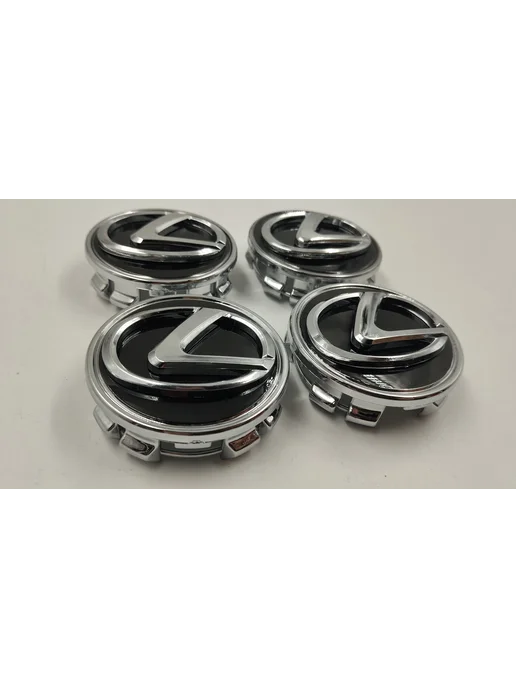 ДАВИ НА ГАЗ Заглушка на диск колеса LEXUS колпачок литого диска Лексус, черный, фото 4