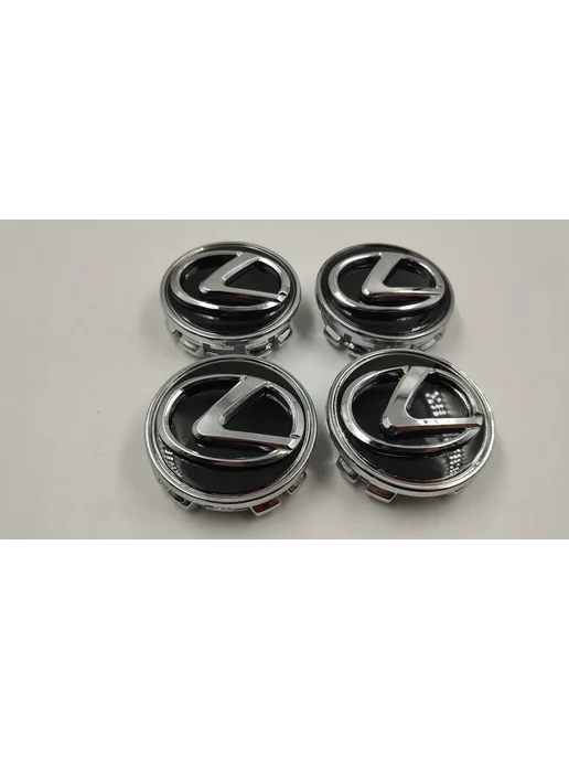 ДАВИ НА ГАЗ Заглушка на диск колеса LEXUS колпачок литого диска Лексус, черный, фото 5