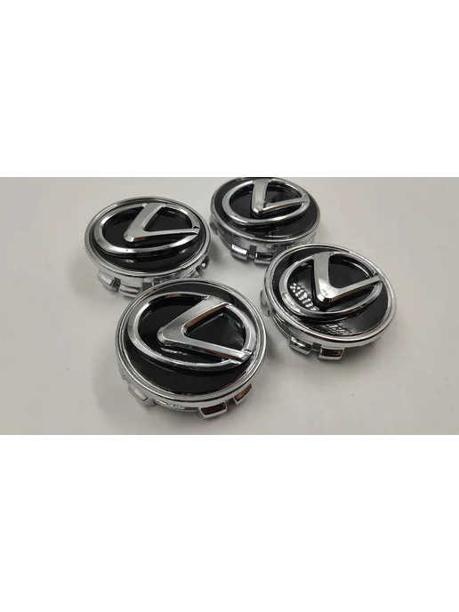 ДАВИ НА ГАЗ Заглушка на диск колеса LEXUS колпачок литого диска Лексус, черный, фото 7