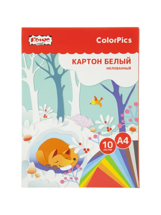 Комус Картон белый А4 для творчества и школы, белый, фото 2
