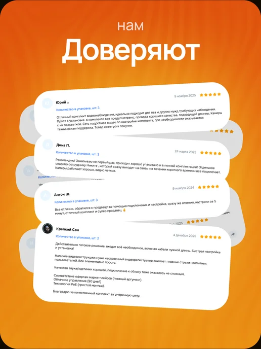 Forward системы безопасности Готовый Комплект IP камерa для пвз, белый, фото 5