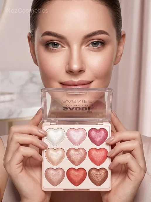 NOZ cosmetics Палетка хайлайтеров для лица, вариант, фото 2