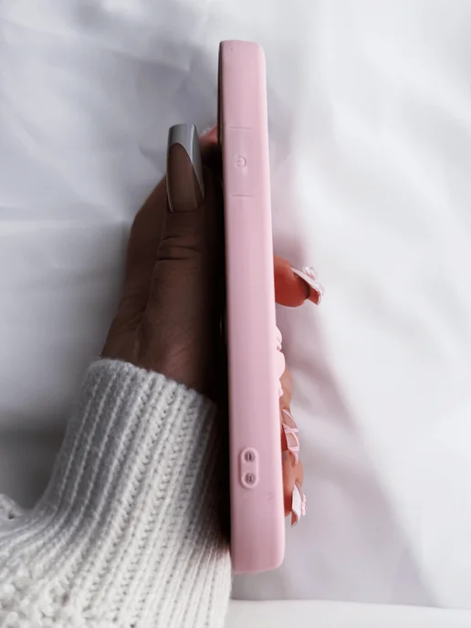 LUMILUM Чехол на iPhone X XS Айфон 10 с принтом силиконовый, розовый, фото 3