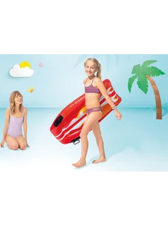 Intex Development Company Inc. Плотик надувной с ручками 112х62см от 6 лет
