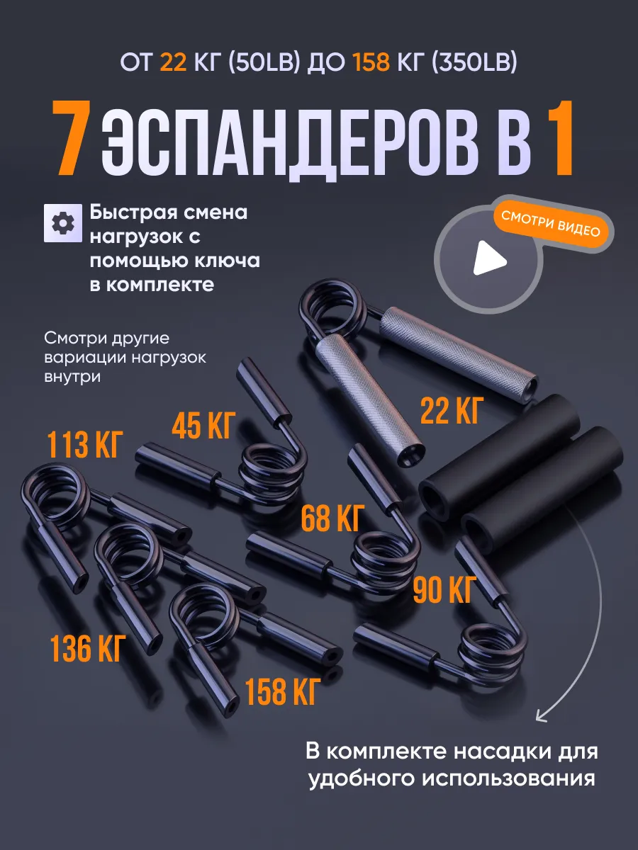 Набор эспандеров 7в1