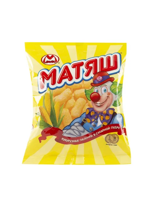 Матяш Кукурузные палочки сладкие, 40 гр, 40 г, 6 шт, фото 2