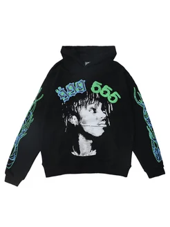 Худи Sp5der juice wrld 999club Sp5der 370115574 купить за 3721